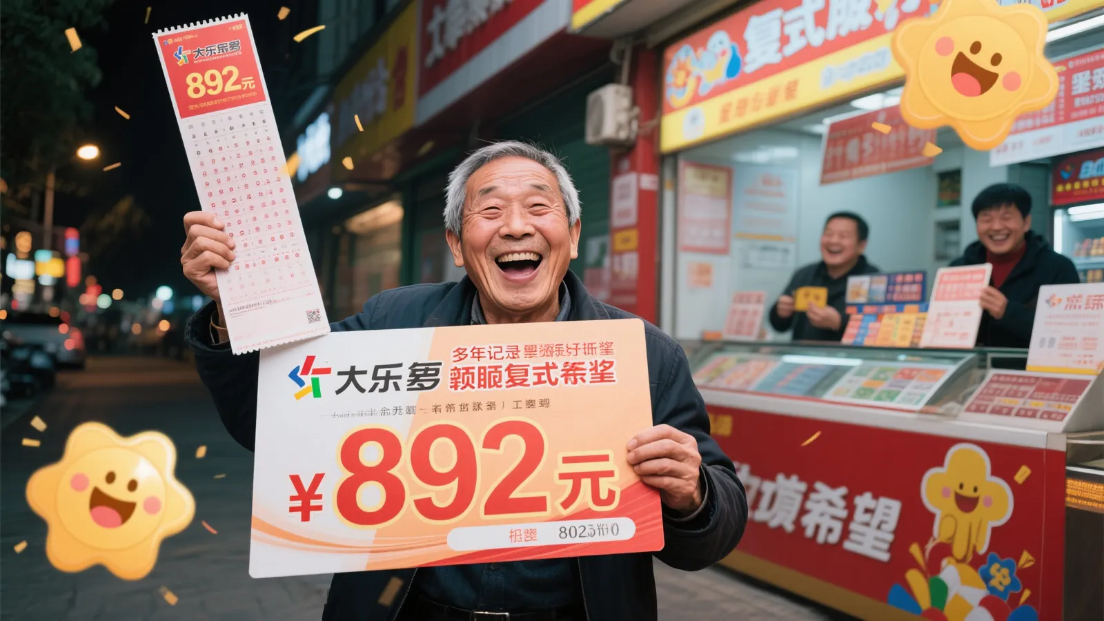 资深彩民复式投注喜中大乐透892万，激动彻夜难眠
